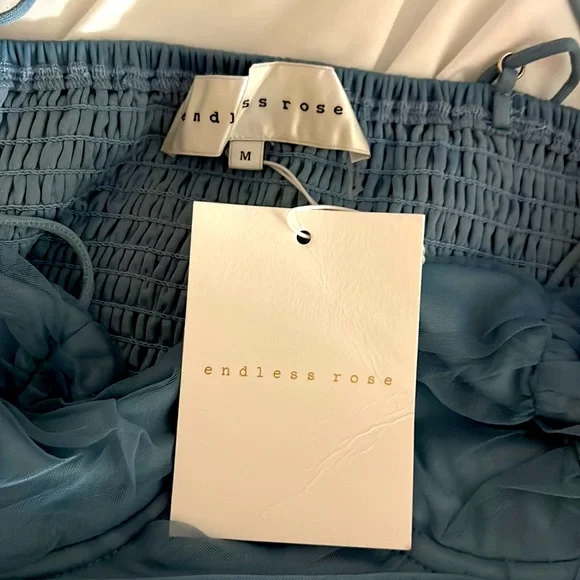 🆕NWT Pretty Blue Party Mini Dress - Picture 9 of 9